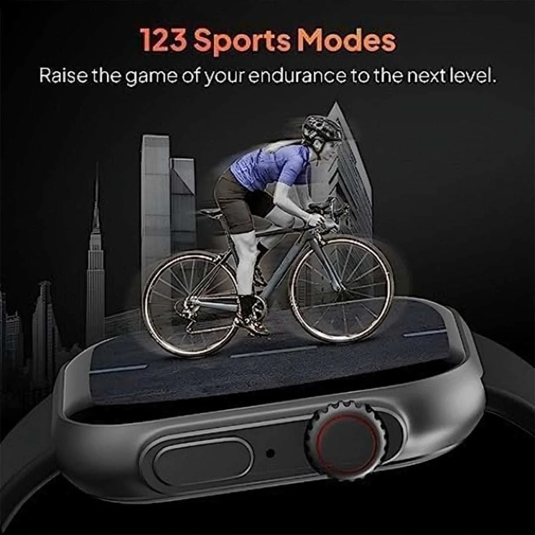 TECMARX Ultra Watch || 2.19-inch Display || 100+ Sports Modes || Customizable Watch Faces || Metal Shield - Image 18