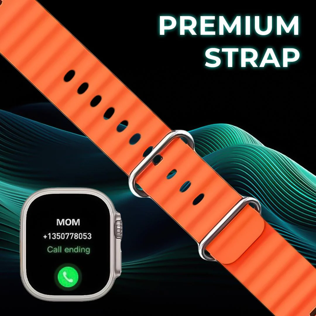 TECMARX Ultra Watch || 2.19-inch Display || 100+ Sports Modes || Customizable Watch Faces || Metal Shield - Image 8