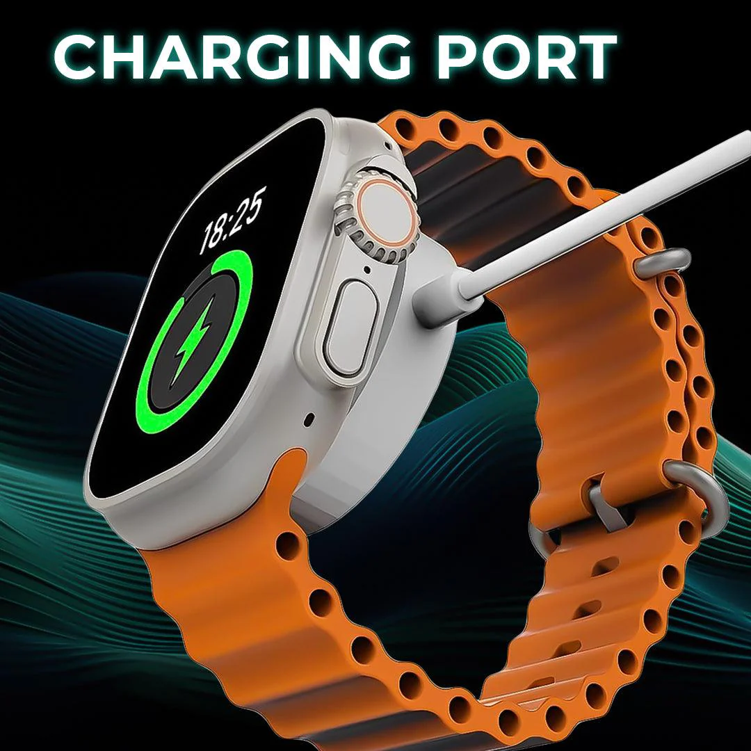 TECMARX Ultra Watch || 2.19-inch Display || 100+ Sports Modes || Customizable Watch Faces || Metal Shield - Image 9