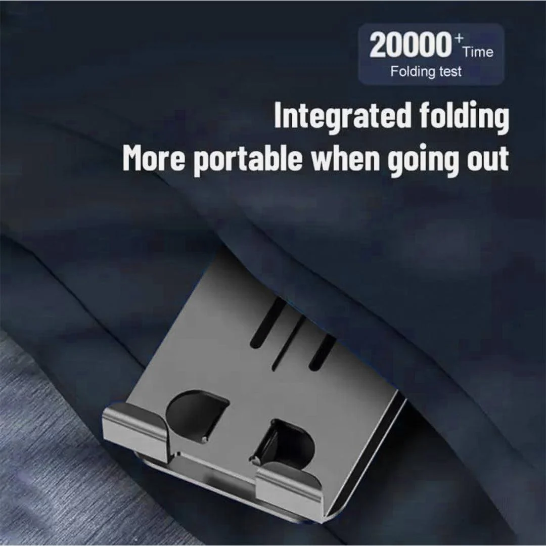 TecMarx Alloy Phone Stand | 360 Degree Rotatable | More Stable & Portable | For all Smart Gadget - Image 3