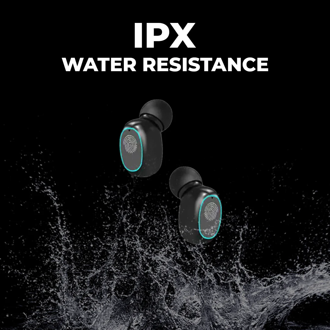 TecMarx CurvePod Bluetooth Earbuds | 30 Hr Play Time | High Bass | IPX Water Resistant - Image 4