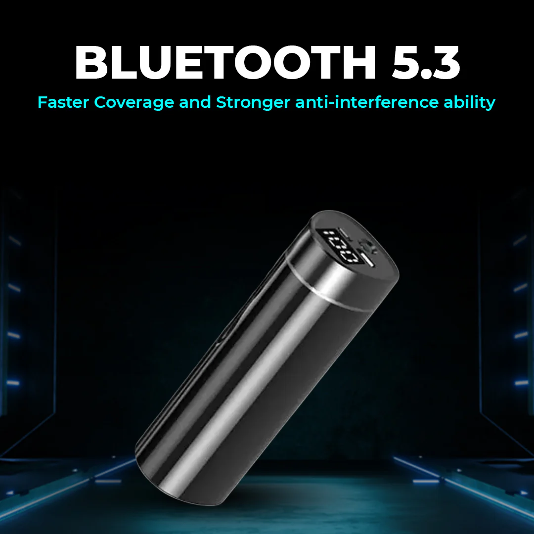 TecMarx CurvePod Bluetooth Earbuds | 30 Hr Play Time | High Bass | IPX Water Resistant - Image 5