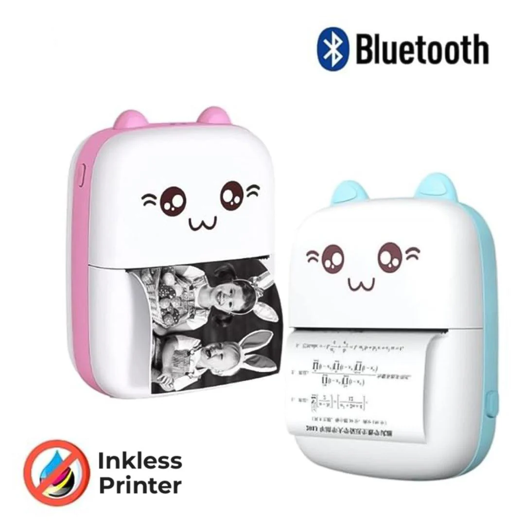 TecMarx Mini Thermal Printer | Best for Gifting | 1000 Mah Chargeable Battery | Inkless Printing - Image 4