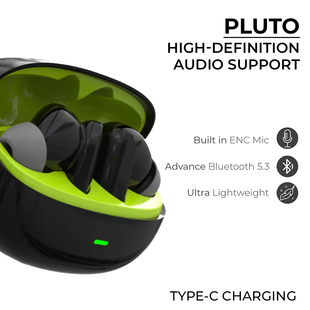 TecMarx Pluto Bluetooth Earbuds | 30 Hr Play Time | Ultra Light Weight  | IPX Water Resistant - Image 8