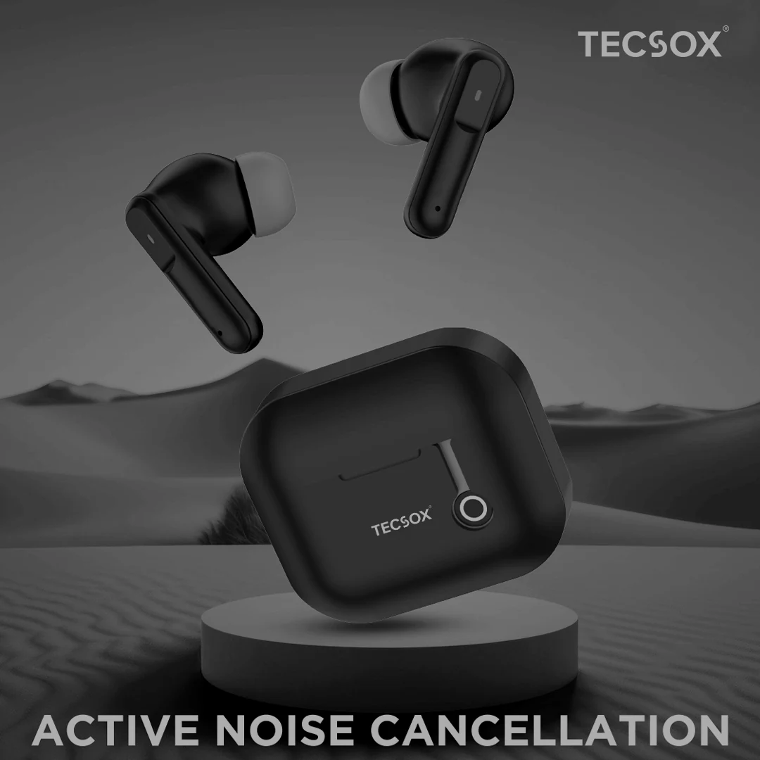 TecMarx Pro 1 Bluetooth Earbuds | 30 Hr Play Time | Built in ENC Mic | Embrace Voice | IPX Water Resistant - Image 3