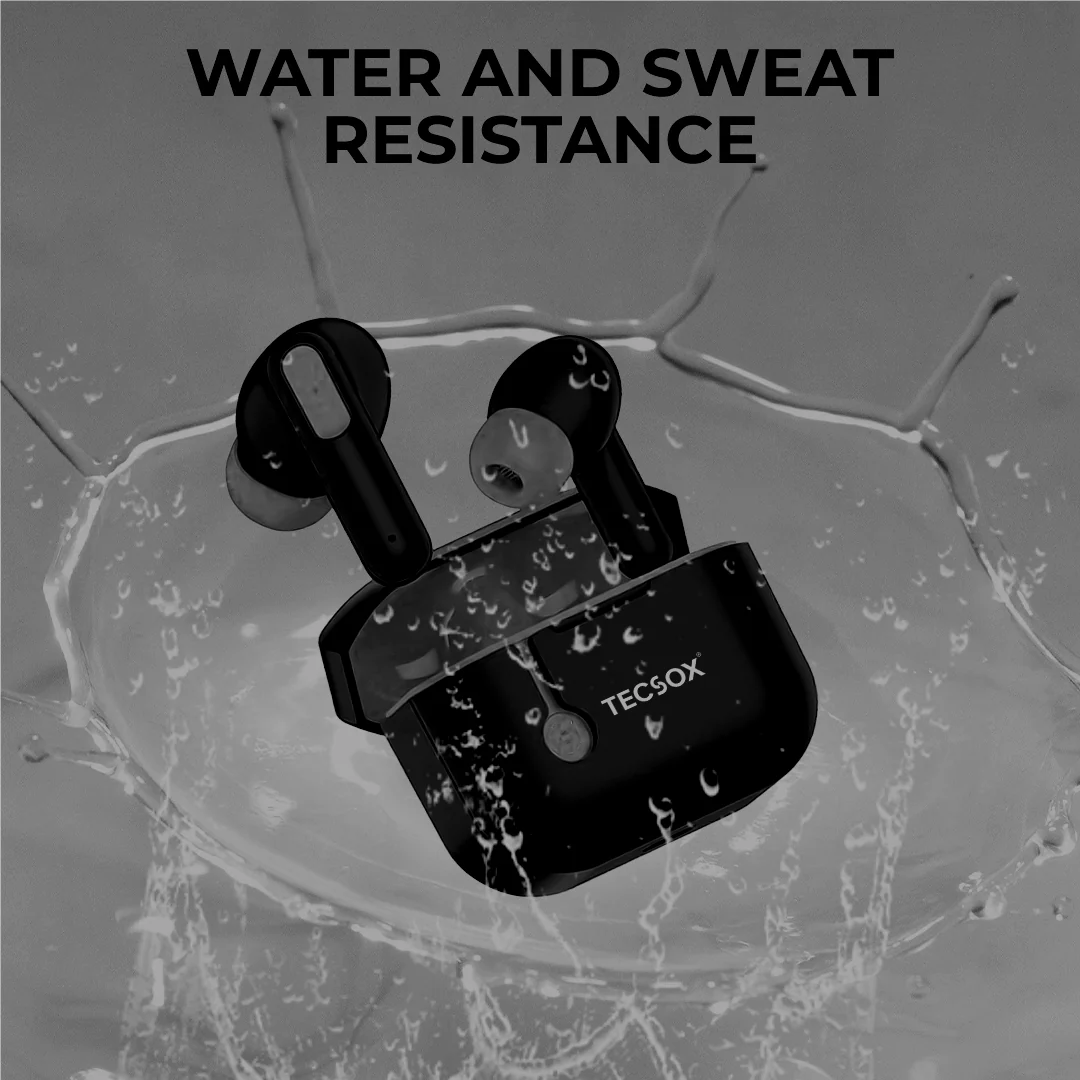 TecMarx Pro 1 Bluetooth Earbuds | 30 Hr Play Time | Built in ENC Mic | Embrace Voice | IPX Water Resistant - Image 7