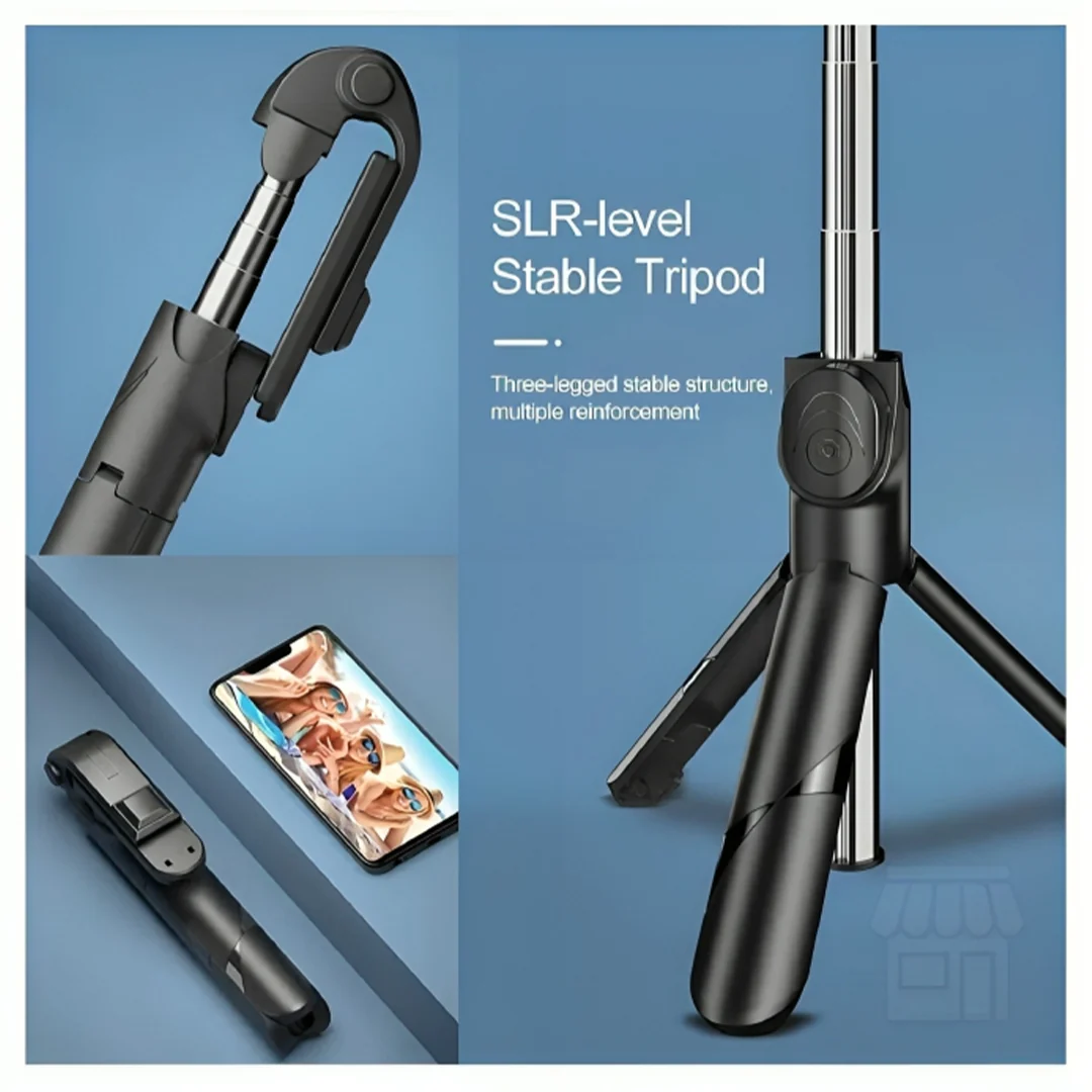 TecMarx R1 Selfie Stick & Tripod | 360 Rotatable Design | Wireless Remote | Expand Upto 3 Foot - Image 4
