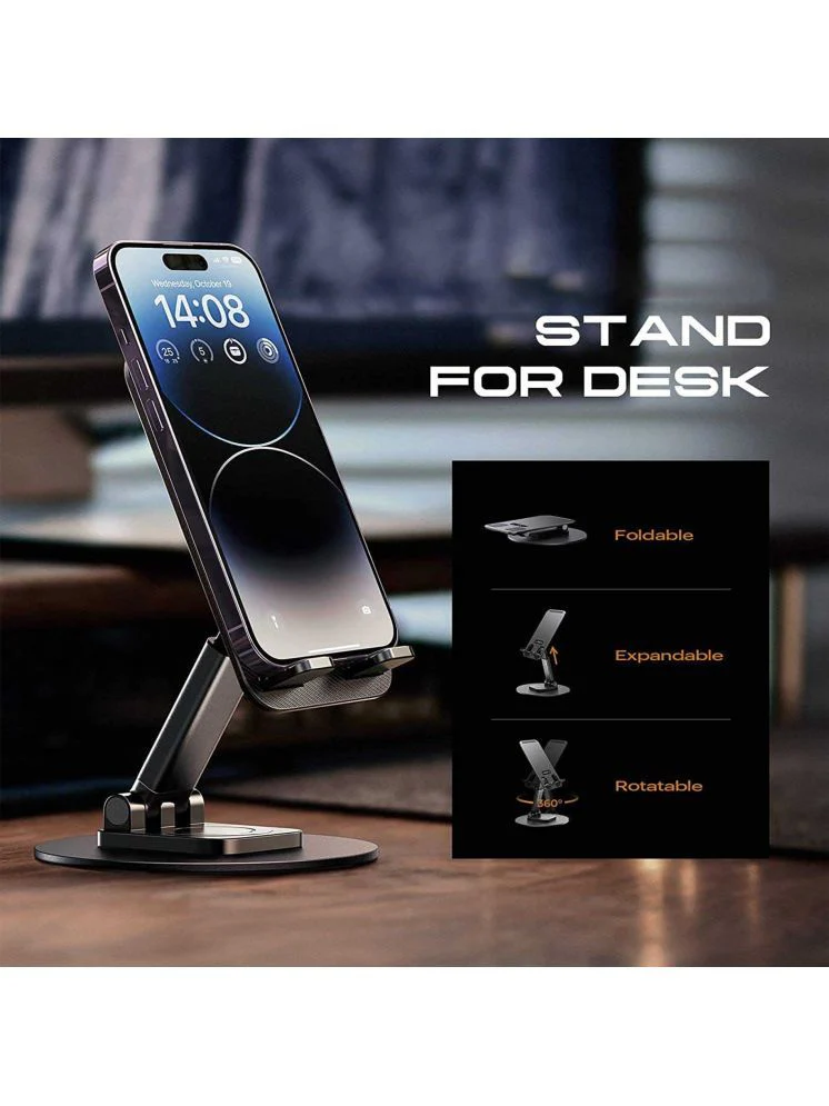 TecMarx Ring Premium Phone Stand | More Stable With Round Base | Adjustable | Portable - Image 3