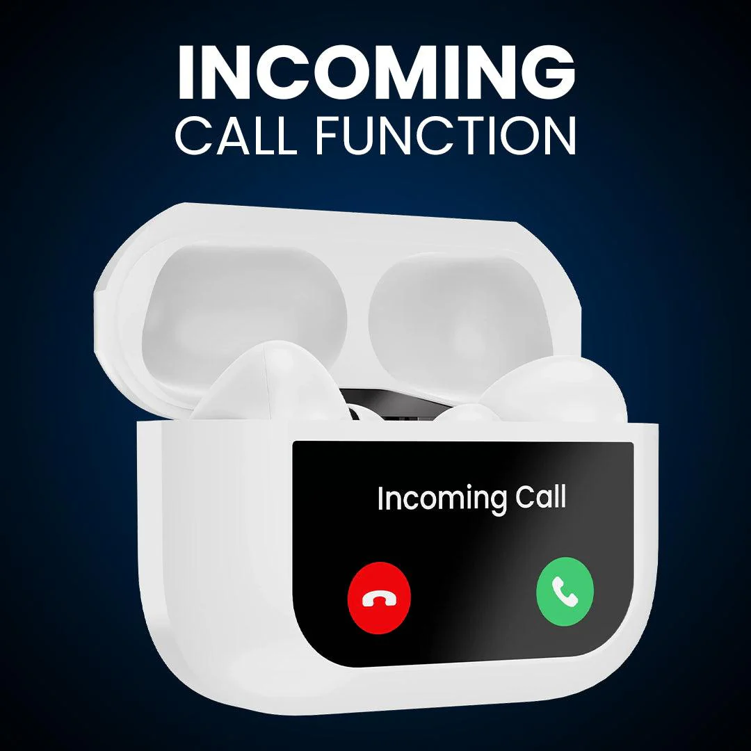 TecMarx Alpha Smart Display TWS Bluetooth Earbuds | 40 Hr | Powerful Bass | IPX Water Resistant | Numeric Indicator - Image 8