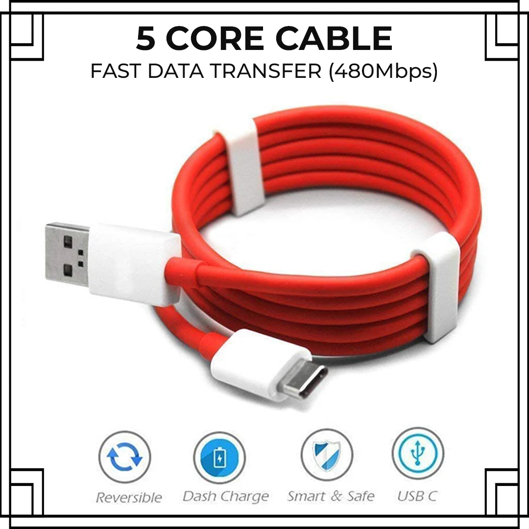 Tecsox 100W Charger+Dash Cable | All in 1 Charger  | Super Fast 100W Charging | Fastest Data Transfer - Image 8