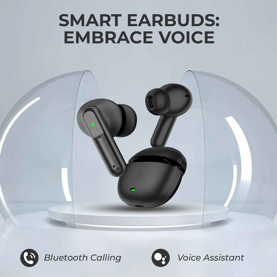 Tecsox Pro 2 Bluetooth Earbuds | 30 Hr Play Time | Built in ENC Mic | Light Weight | IPX Water Resistant - Image 7