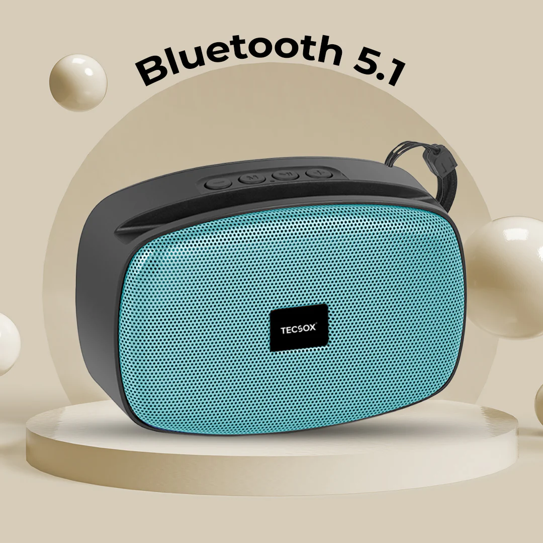 TecSox Stone 351 Bluetooth Speaker | 6 Hr Playtime | Balanced  Sound | IPX Water Resistant - Image 7