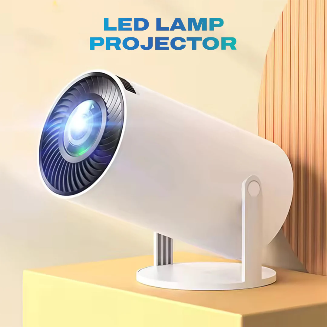 TecSox LUMA LED Lamp Projector | 180 Rotatable | 4K Support | Auto Horizontal Keystone | Android 11.0 - Image 3